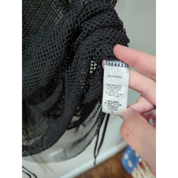 Emory Park Net Rose Tee Top NWT - Picture 5 of 5